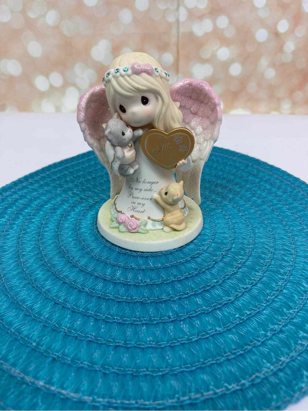Precious Moments Inspirational Angels "Forever In My Heart" Resin Figurine 0360A